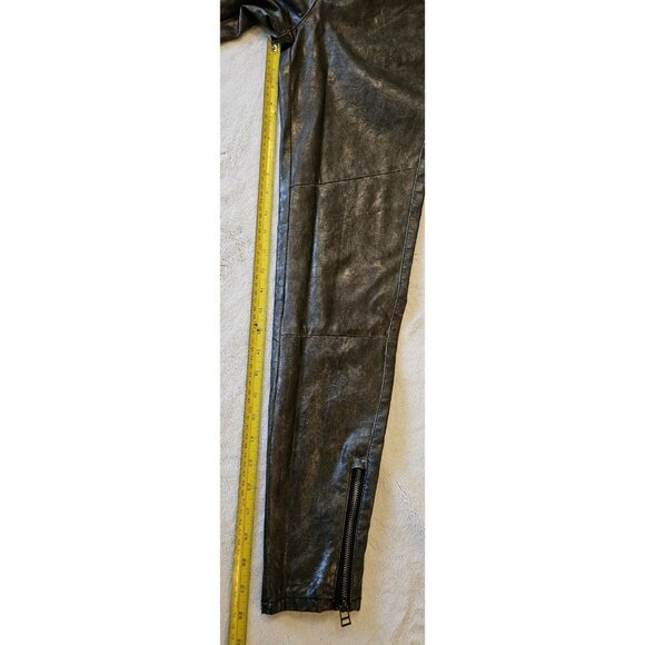 Garcia Women's Jeans Fake Leather Ref-style 244 Celia Size 27 Brown Comfort Fit - Picture 9 of 10